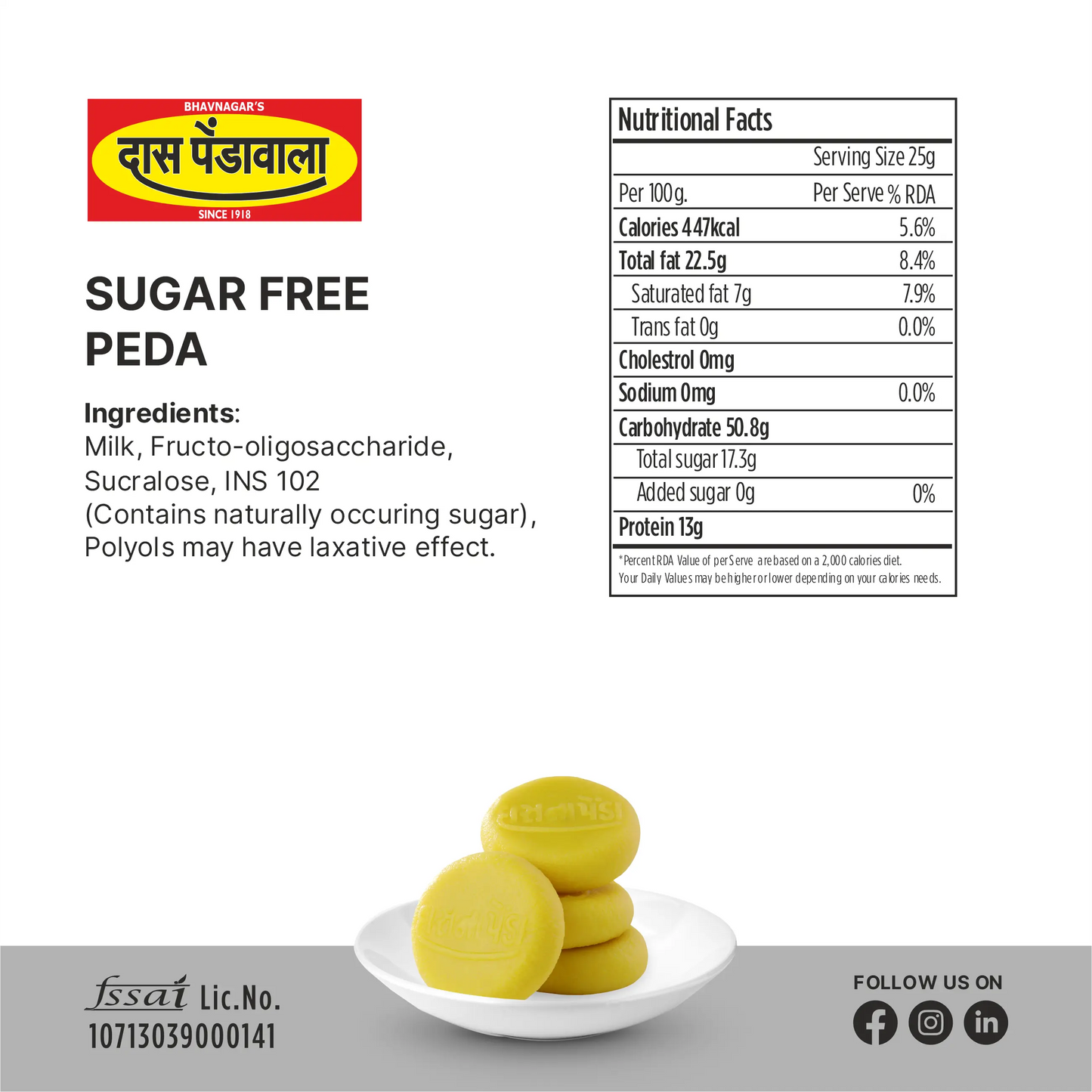 Peda (No Added Sugar)