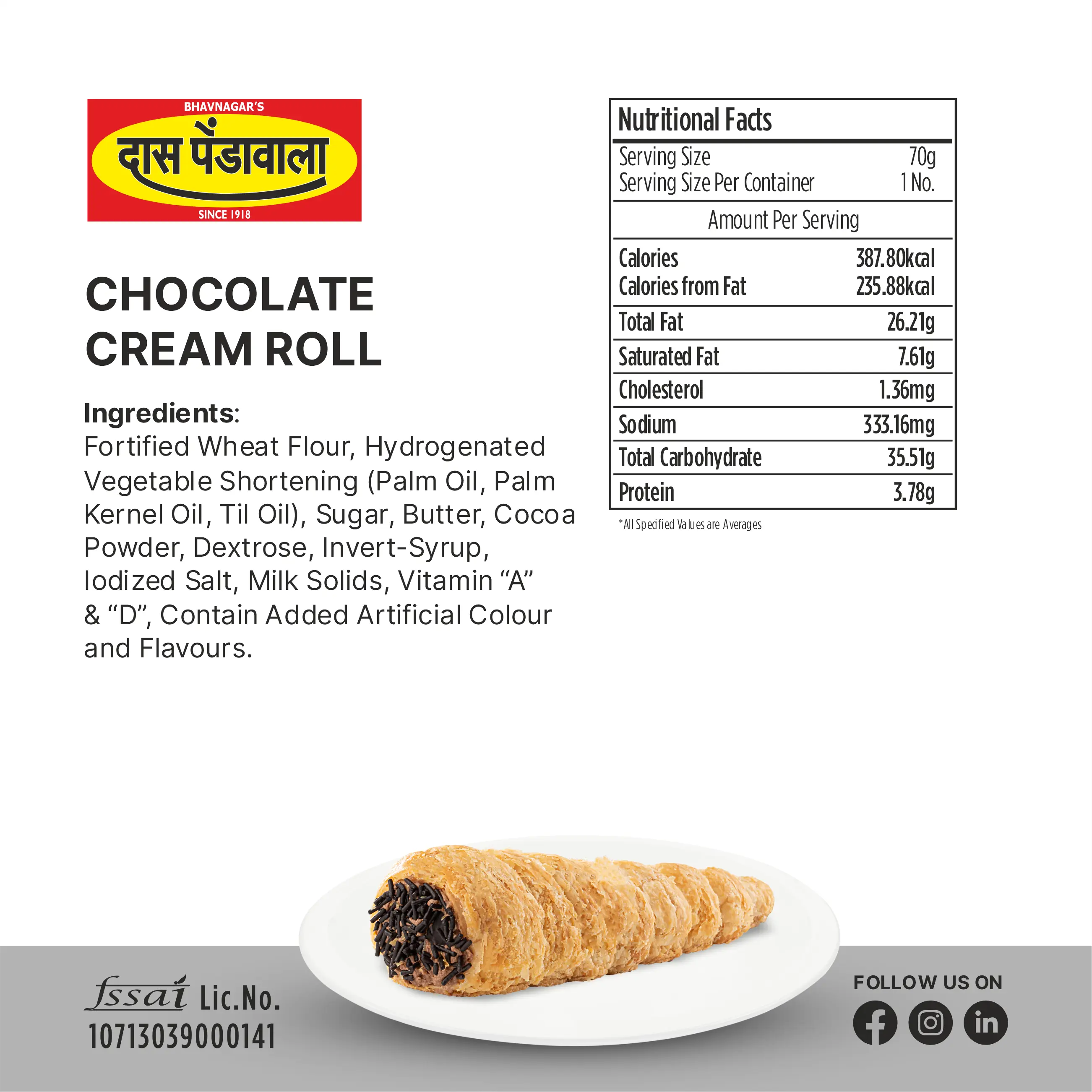 Chocolate Cream Roll