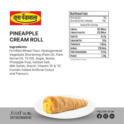 Pineapple Cream Roll