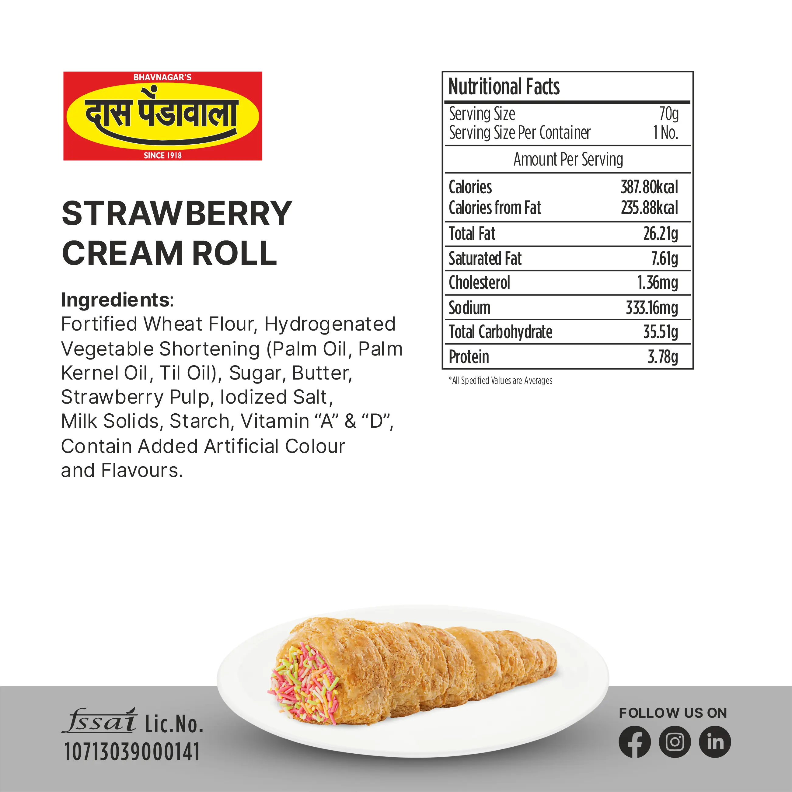Strawberry Cream Roll