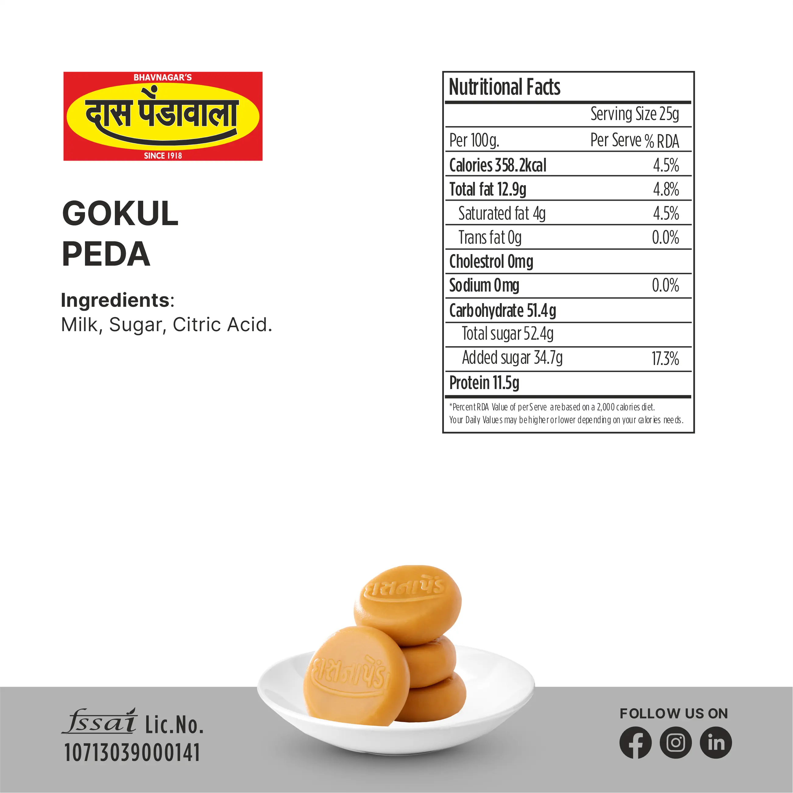 Gokul Peda (Cow Milk)